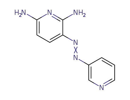 Molecular Structure of 28365-08-4 (2,6-DIAMINO-3-((PYRIDIN-3-YL)AZO)PYRIDINE)