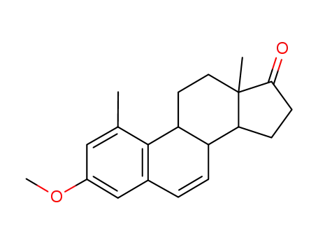 Molecular Structure of 2826-04-2 (3-methoxy-1-methylestra-1,3,5(10),6-tetraen-17-one)