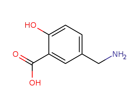 Molecular Structure of 2820-31-7 (5-AMINOMETHYL-2-HYDROXY-BENZOIC ACID)
