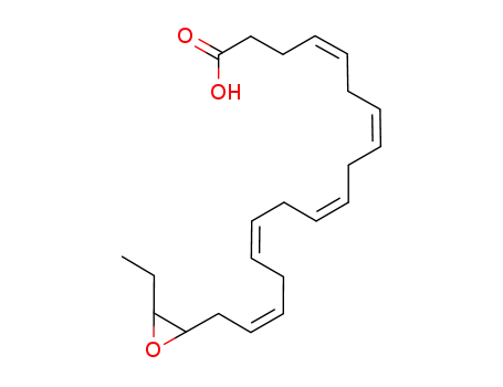 Molecular Structure of 895127-62-5 ((±)-19,20-epoxy-4Z,7Z,10Z,13Z,16Z-docosapentaenoic acid)