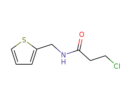 3-chloro-N-(thiophen-2-ylmethyl)propanamide