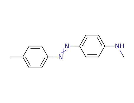 Molecular Structure of 28149-22-6 (4'-Methyl-4-(methylamino)azobenzene)