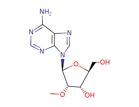 Molecular Structure of 42173-86-4 (9-(2-O-methylpentofuranosyl)-9H-purin-6-amine)