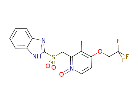 2-(((1H-benzo[d]imidazol-2-yl)sulfonyl)methyl)-3-methyl-4-(2,2,2-trifluoroethoxy)pyridine 1-oxide