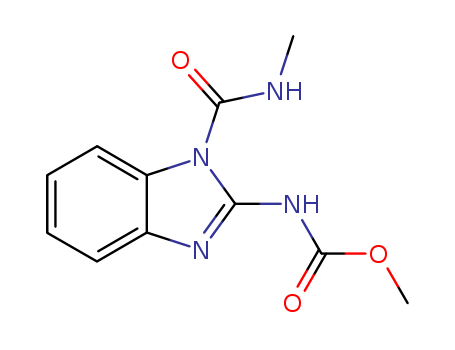 28593-34-2,methyl [1-(methylcarbamoyl)-1H-benzimidazol-2-yl]carbamate,2-Benzimidazolecarbamicacid, 1-(methylcarbamoyl)-, methyl ester (8CI); 1-(Methylcarbamoyl)-2-benzimidazolecarbamicacid, methyl ester; Azindoyle