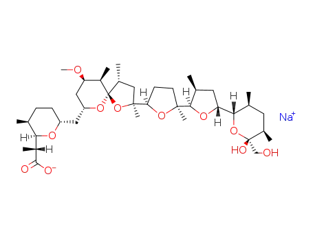 Molecular Structure of 28643-80-3 (Nigericin sodium salt)