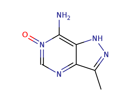 28668-21-5,7-amino-3-methyl-6-oxo-6,7-dihydro-2H-pyrazolo[4,3-d]pyrimidin-6-ium,1H-Pyrazolo[4,3-d]pyrimidine,7-amino-3-methyl-, 6-oxide (8CI); NSC 136564