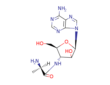 Adenine,9-[3-(2-aminopropionamido)-3-deoxy-b-D-arabinofuranosyl]-, L- (8CI) cas  28328-44-1