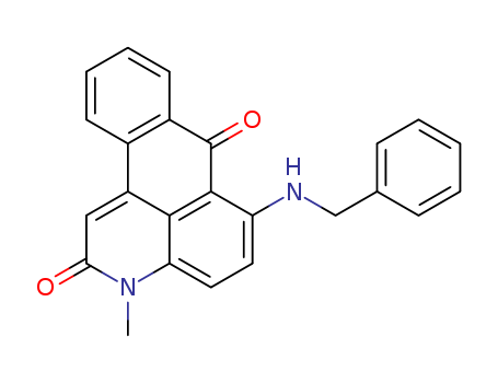 3H-Naphtho[1,2,3-de]quinoline-2,7-dione,3-methyl-6-[(phenylmethyl)amino]-