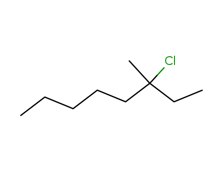Molecular Structure of 28320-88-9 (3-CHLORO-3-METHYLOCTANE)