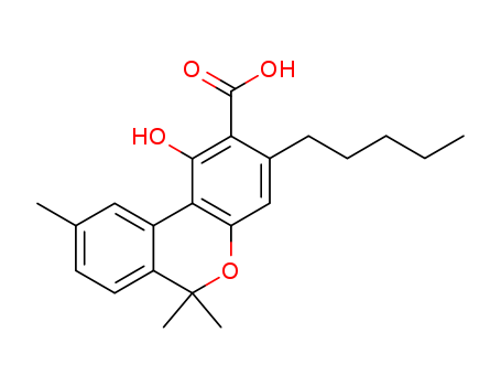 6H-Dibenzo[b,d]pyran-2-carboxylicacid, 1-hydroxy-6,6,9-trimethyl-3-pentyl-