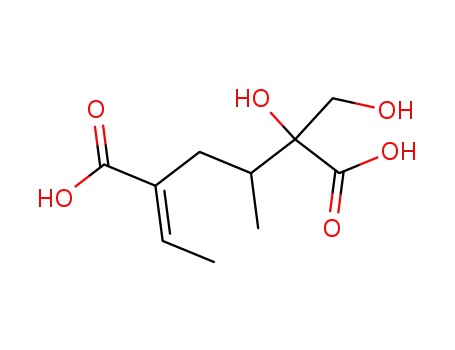 (2S,3R,5Z)-5-ethylidene-2-hydroxy-2-(hydroxymethyl)-3-methylhexanedioic acid