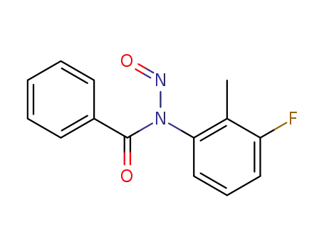 benzoic acid-(3-fluoro-2-methyl-<i>N</i>-nitroso-anilide)