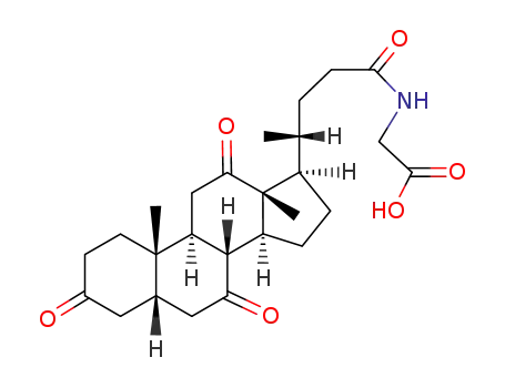 Molecular Structure of 3415-45-0 (GLYCODEHYDROCHOLIC ACID)
