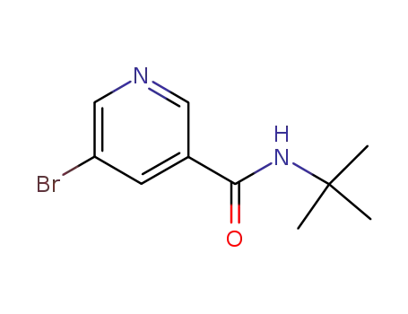 Molecular Structure of 342013-78-9 (5-BROMO-N-TERT-BUTYLNICOTINAMIDE)