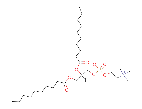 Molecular Structure of 3436-44-0 (1,2-DIDECANOYL-SN-GLYCERO-3-PHOSPHOCHOLINE)