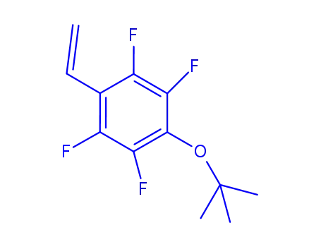 Molecular Structure of 343305-41-9 (4-(TERT-BUTOXY)-2,3,5,6-TETRAFLUOROSTYRENE)
