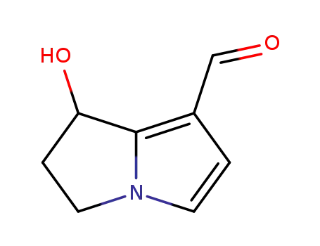 1H-Pyrrolizine-7-carboxaldehyde, 2,3-dihydro-1-hydroxy-