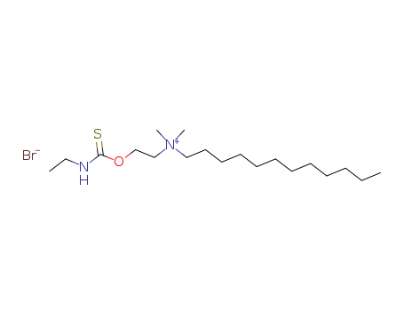1-Dodecanaminium,N-[2-[(ethylamino)thioxomethoxy]ethyl]-N,N-dimethyl-, bromide (1:1)
