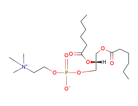 Molecular Structure of 34506-67-7 (1,2-DIHEXANOYL-SN-GLYCERO-3-PHOSPHOCHOLINE)