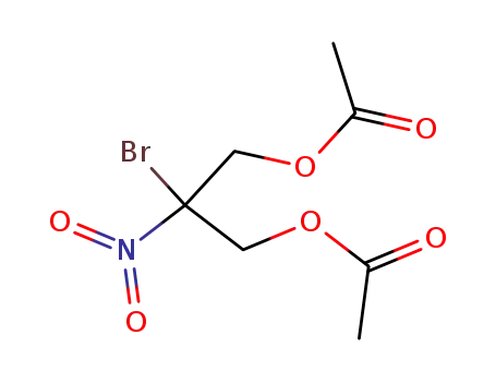 Molecular Structure of 34564-38-0 (1,3-Diacetoxy-2-bromo-2-nitropropane)