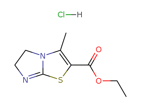 Imidazo[2,1-b]thiazole-2-carboxylicacid, 5,6-dihydro-3-methyl-, ethyl ester, hydrochloride (1:1)