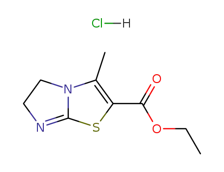 Molecular Structure of 34467-12-4 (ETHYL 3-METHYL-5,6-DIHYDROIMIDAZO[2,1-B][1,3]THIAZOLE-2-CARBOXYLATE HYDROCHLORIDE)