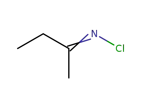 Molecular Structure of 34508-69-5 ((2E)-N-chlorobutan-2-imine)