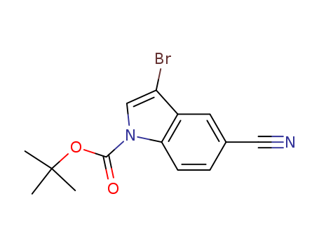 3-Bromo-5-cyanoindole-1-carboxylic acid tert-butyl ester