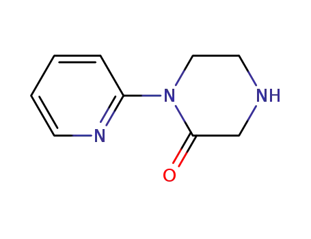 Molecular Structure of 345310-98-7 (Piperazinone, 1-(2-pyridinyl)- (9CI))