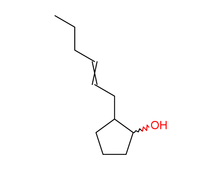 34686-67-4,JASMONOL,Cyclopentanol,2-(2-hexenyl)- (9CI); 2-(2-Hexenyl)cyclopentanol