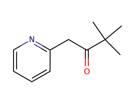 Molecular Structure of 34552-04-0 (3,3-DIMETHYL-1-PYRIDIN-2-YLBUTAN-2-ONE)