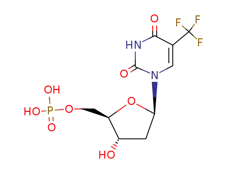 Molecular Structure of 345-02-8 (5-trifluoromethyl-2'-deoxyuridylic acid)