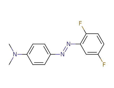 Molecular Structure of 349-37-1 (p-[(2,5-Difluorophenyl)azo]-N,N-dimethylaniline)