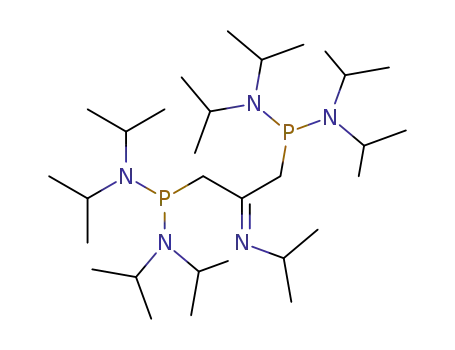 Molecular Structure of 350038-30-1 (N-ISOPROPYLPROPANON-2-IMIN-1,3-BIS[BIS(DIISOPROPYLAMINO)PHOSPHINE])
