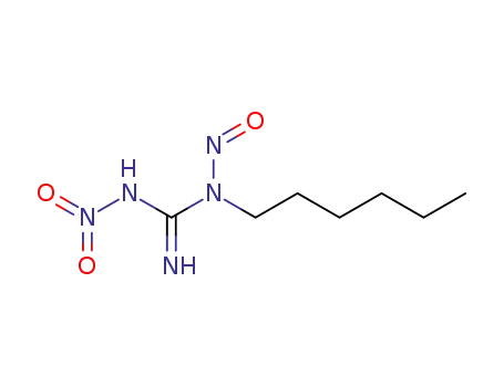 Molecular Structure of 35089-70-4 (1-Hexyl-3-nitro-1-nitrosoguanidine)