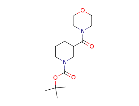 Molecular Structure of 889942-56-7 (tert-Butyl 3-(morpholine-4-carbonyl)piperidine-1-carboxylate)