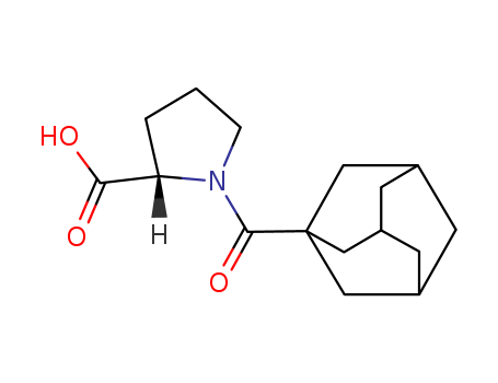 35084-48-1,1-(ADAMANTANE-1-CARBONYL)-PYRROLIDINE-2-CARBOXYLIC ACID,N-Adamantane-1-carbonyl-L-proline
