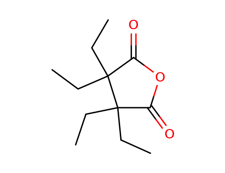 Molecular Structure of 35046-71-0 (3,3,4,4-tetraethyloxolane-2,5-dione)