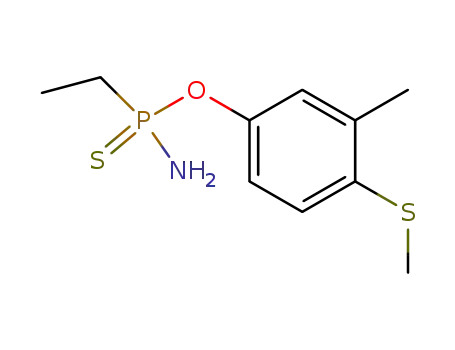 Molecular Structure of 35335-60-5 (O-[3-methyl-4-(methylsulfanyl)phenyl] P-ethylphosphonamidothioate)