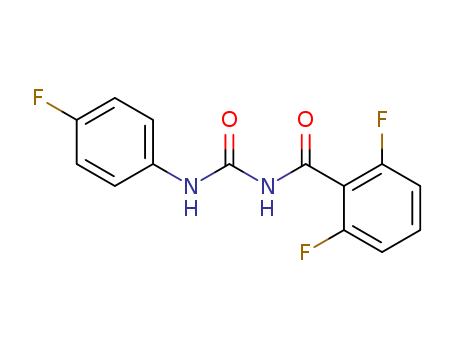 35367-40-9,Benzamide, 2,6-difluoro-N-(((4-fluorophenyl)amino)carbonyl)-,N-(2,6-Difluorobenzoyl)-N'-(4-fluorophenyl)urea