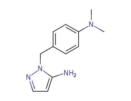 1H-Pyrazol-5-amine,1-[[4-(dimethylamino)phenyl]methyl]-