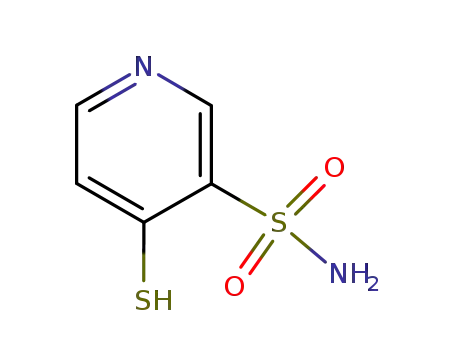 Molecular Structure of 73742-63-9 (4-Mercapto-3-pyridinesulfonamide)