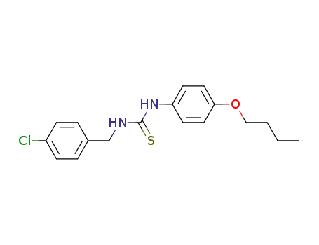 <i>N</i>-(4-butoxy-phenyl)-<i>N</i>'-(4-chloro-benzyl)-thiourea