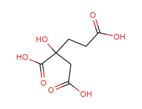 Molecular Structure of 3562-74-1 ((2R)-2-hydroxybutane-1,2,4-tricarboxylic acid)