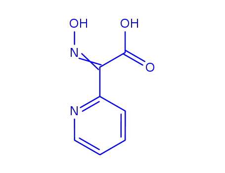 Molecular Structure of 355023-92-6 (2-Pyridineaceticacid,alpha-(hydroxyimino)-,(alphaZ)-(9CI))