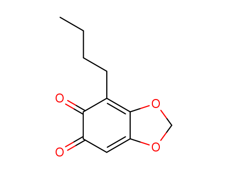 1,3-BENZODIOXOLE-5,6-DIONE,4-BUTYL-CAS