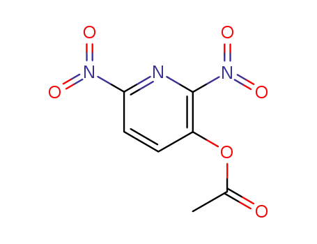 Molecular Structure of 35666-27-4 (2,6-dinitropyridin-3-yl acetate)
