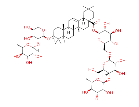 Molecular Structure of 36284-77-2 (Hederasaponin B)