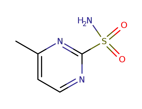 Molecular Structure of 35762-77-7 (2-Pyrimidinesulfonamide,4-methyl-(9CI))